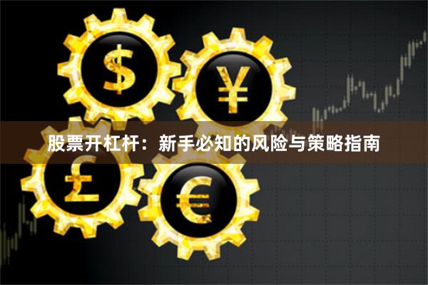 股票开杠杆：新手必知的风险与策略指南